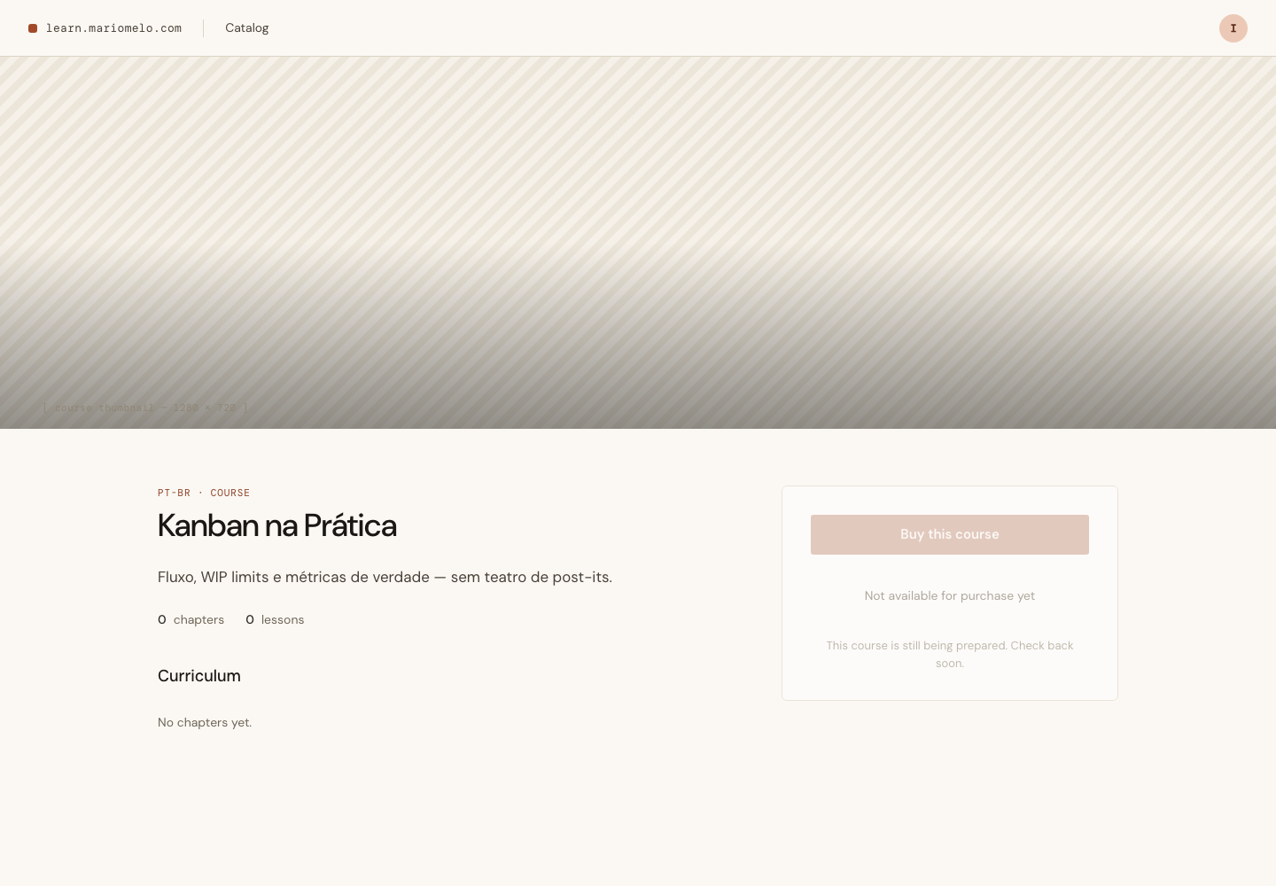 The misconfigured purchase panel: disabled Buy, no price, no enroll path
